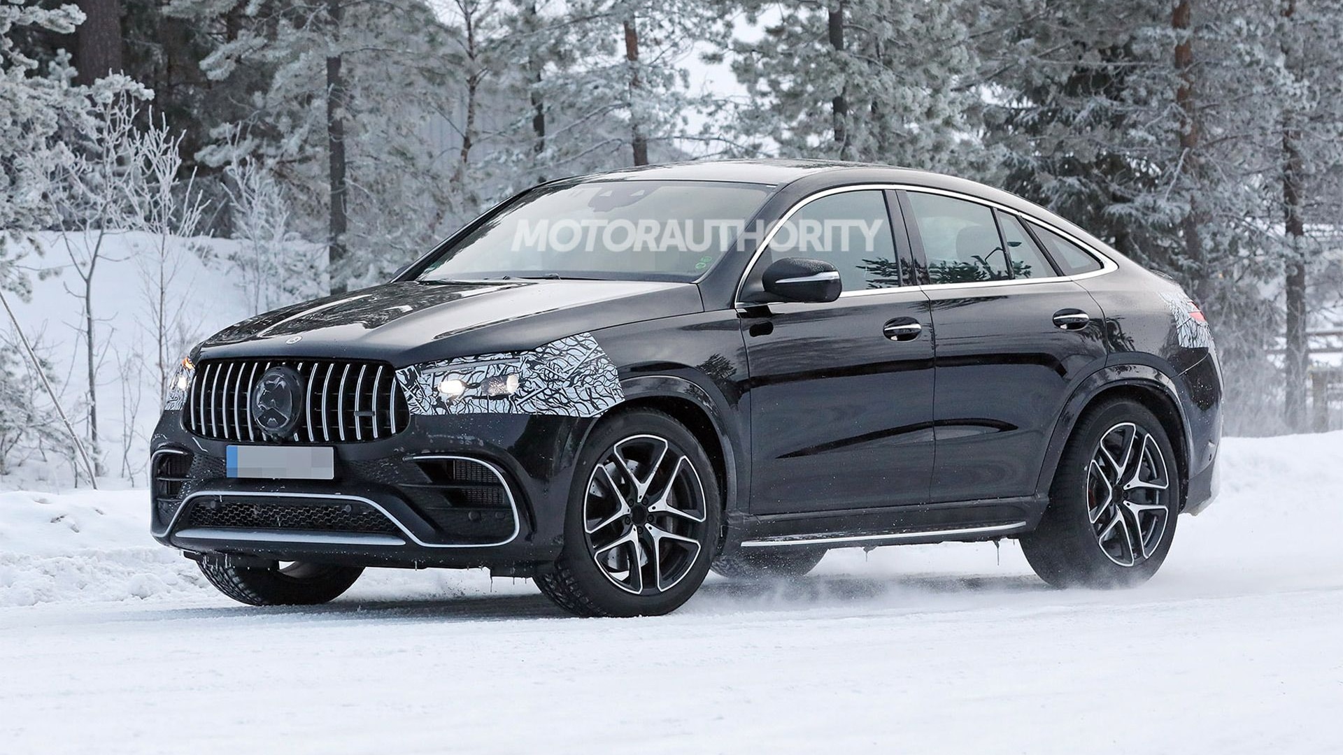 2024 MercedesBenz AMG GLE 63 Coupe spy shots Update on the way