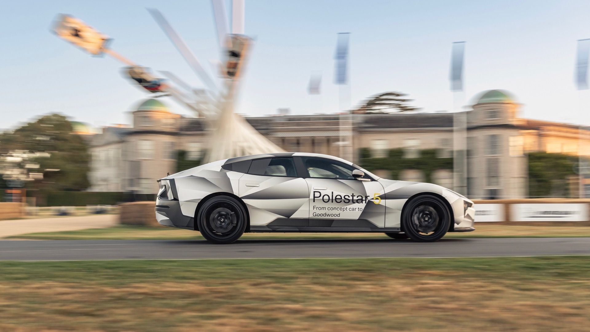 Polestar 5 prototype at the 2022 Goodwood Festival of Speed
