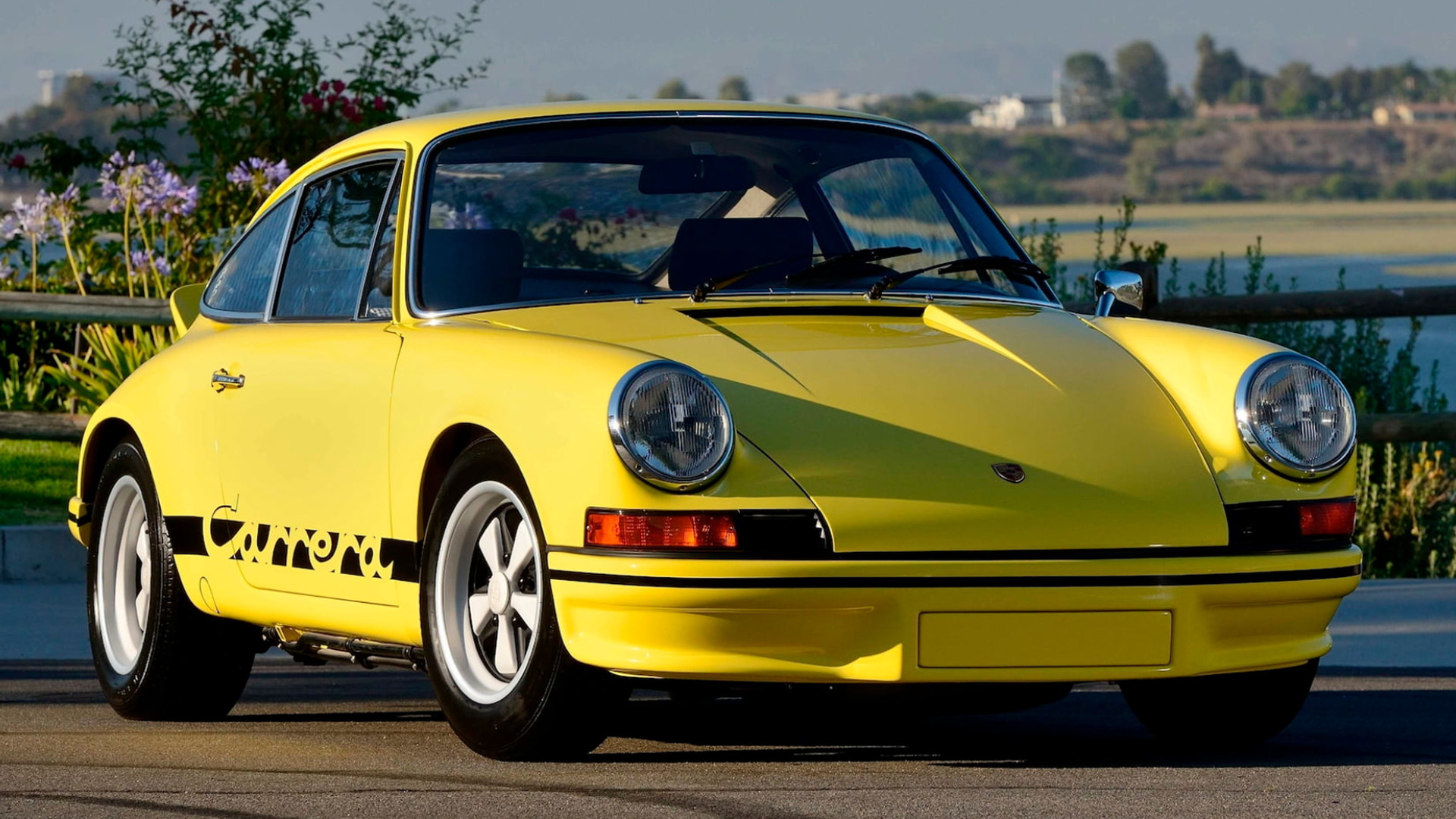 1973 Porsche 911 Carrera RS 2.7 once owned by Paul Walker - Photo credit: Mecum