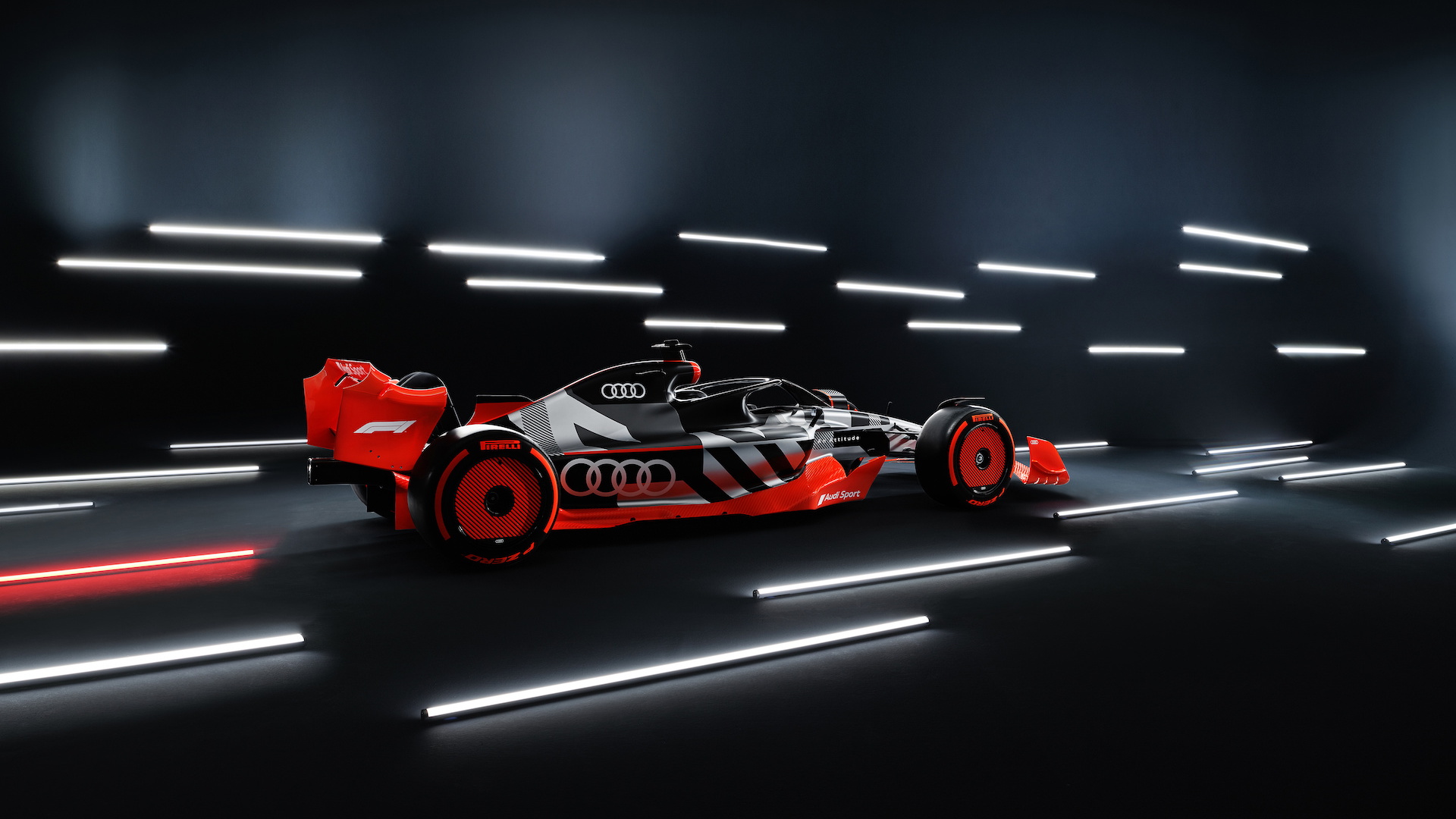 Audi F1 show car for F1 2026 announcement