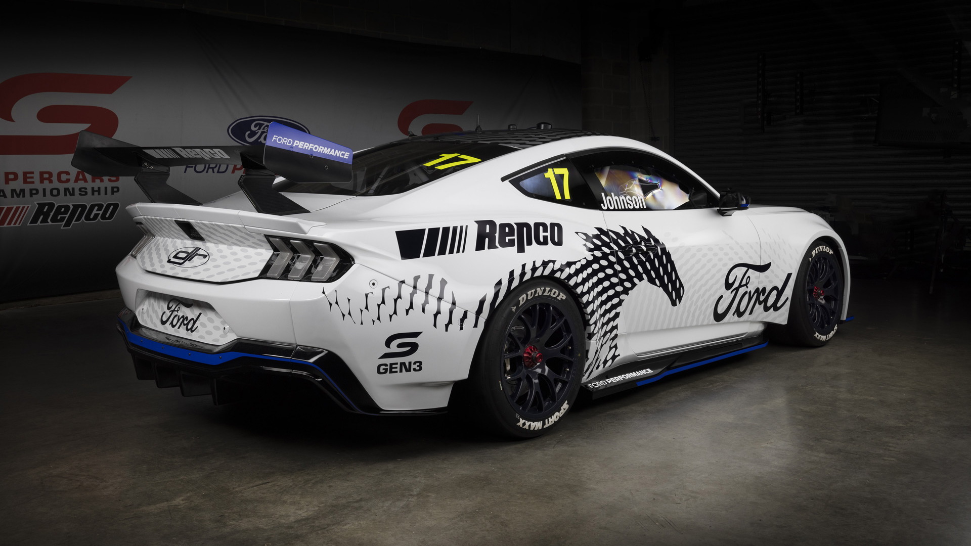 2023 Ford Mustang GT Supercars race car