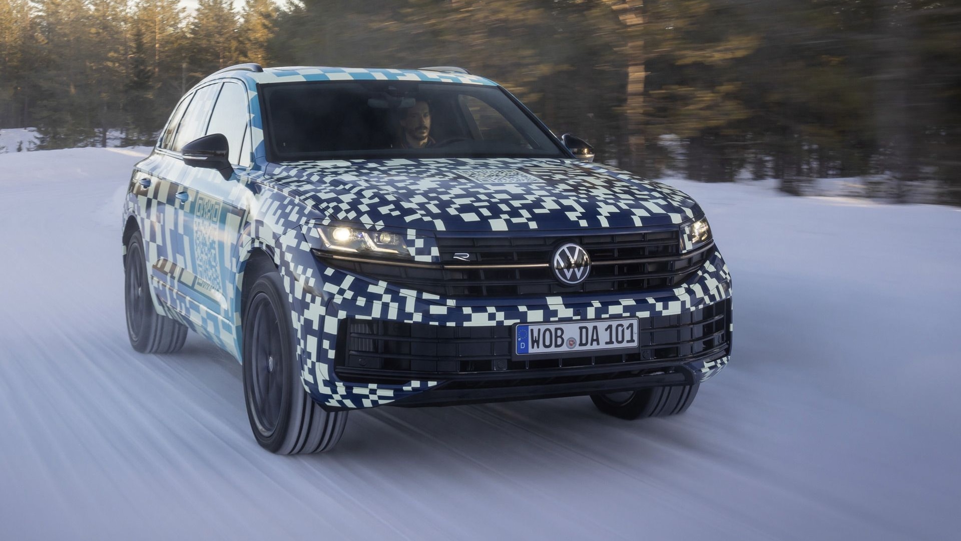 Teaser for 2024 Volkswagen Touareg
