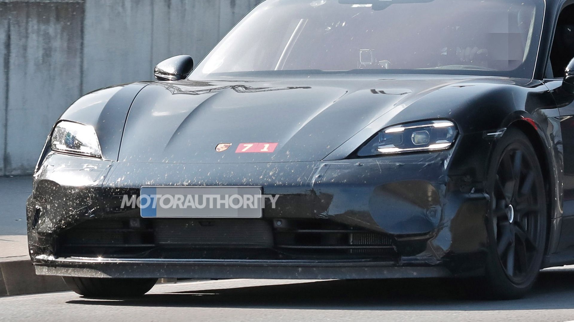 2024 Porsche Taycan Turbo GT spy shots