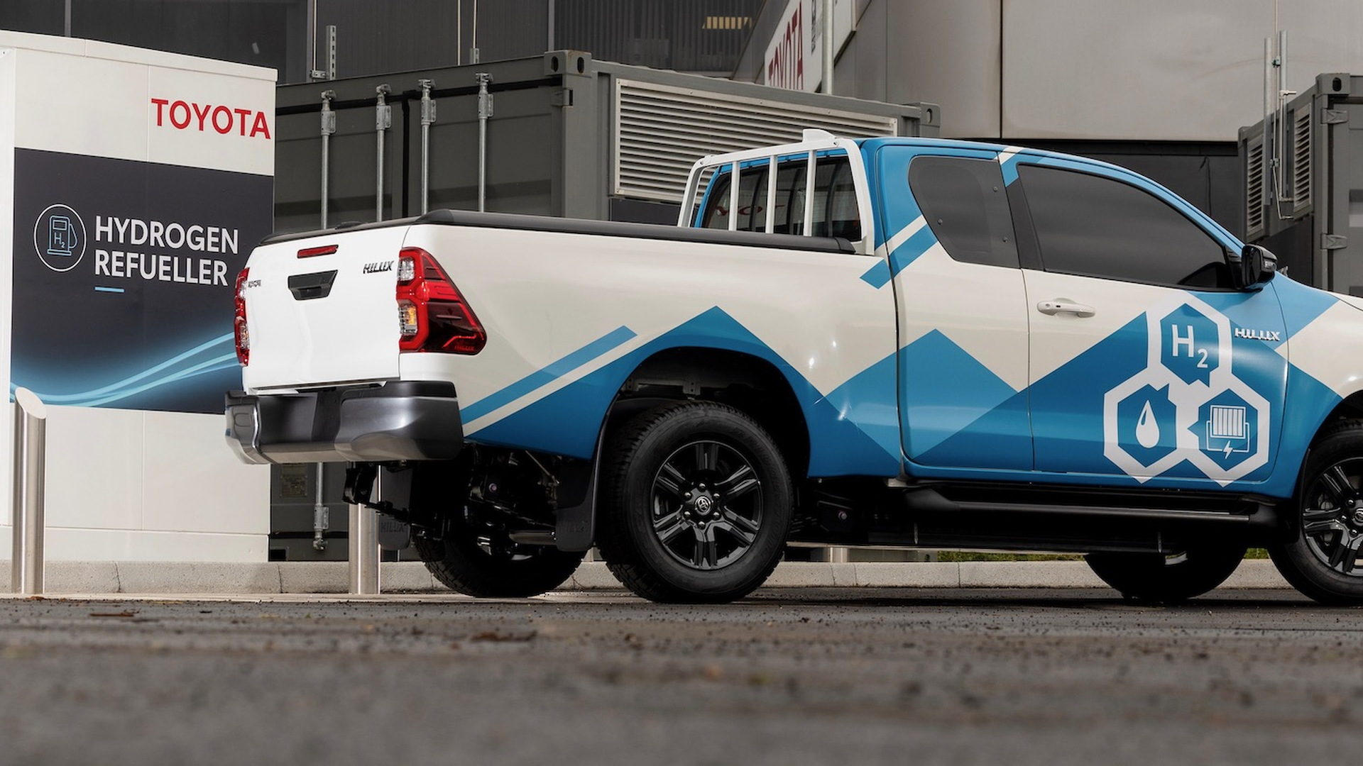 Toyota Hilux hydrogen fuel-cell prototype