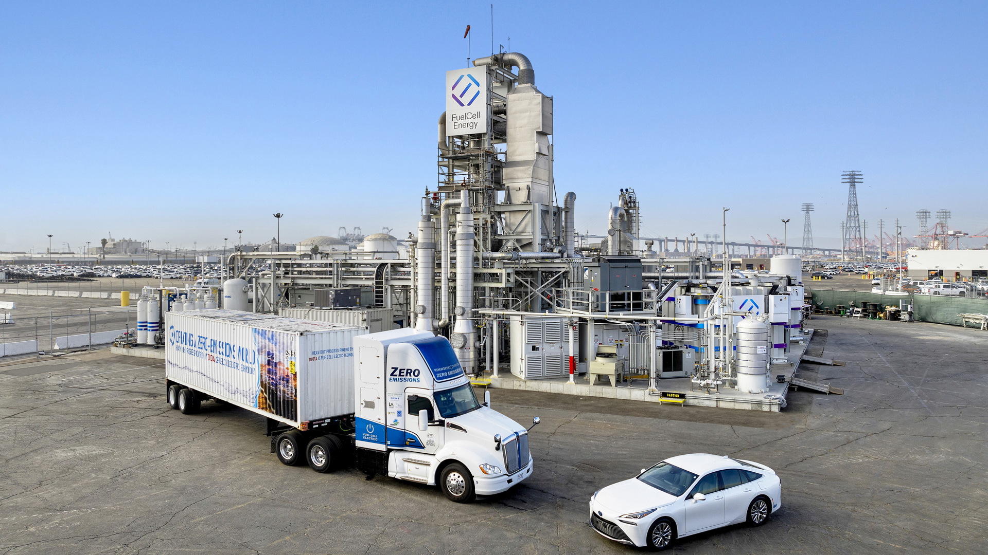 FuelCell Energy's Tri-Gen plant at Port of Long Beach, California