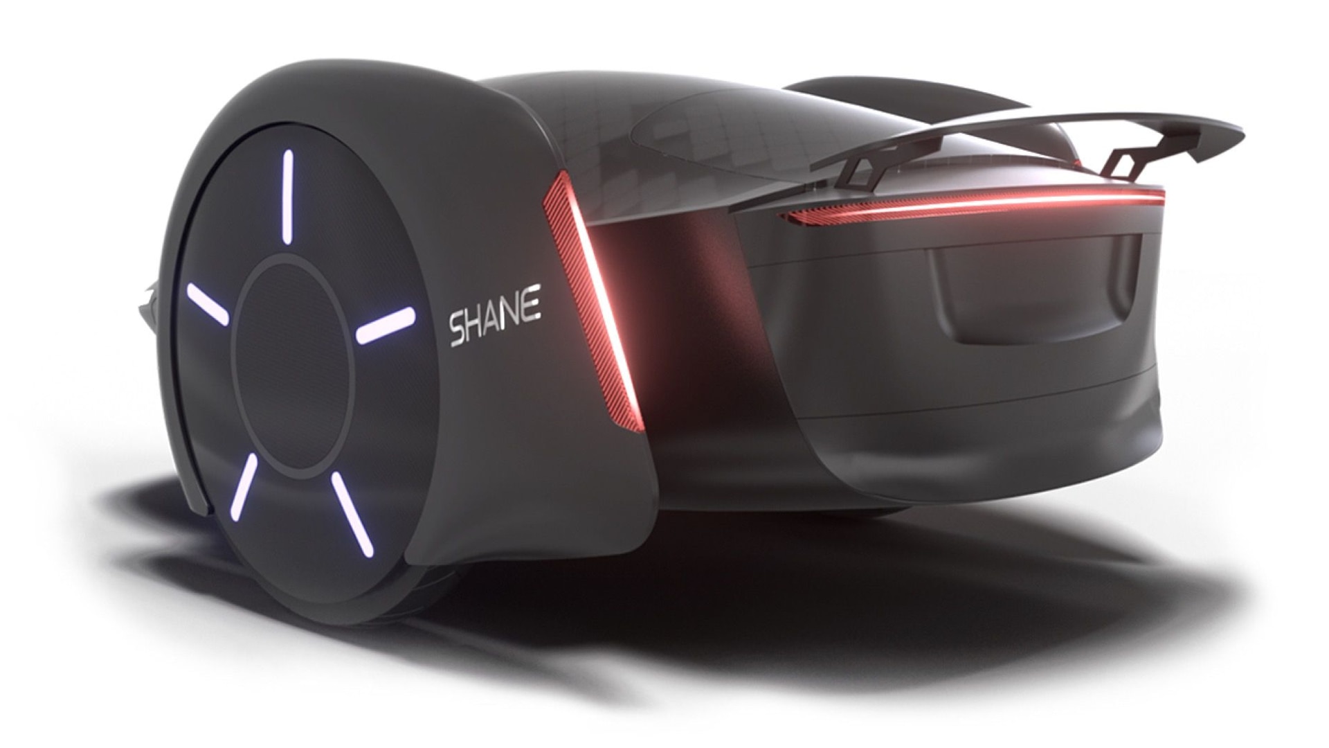 Shane two-wheeled electric car concept