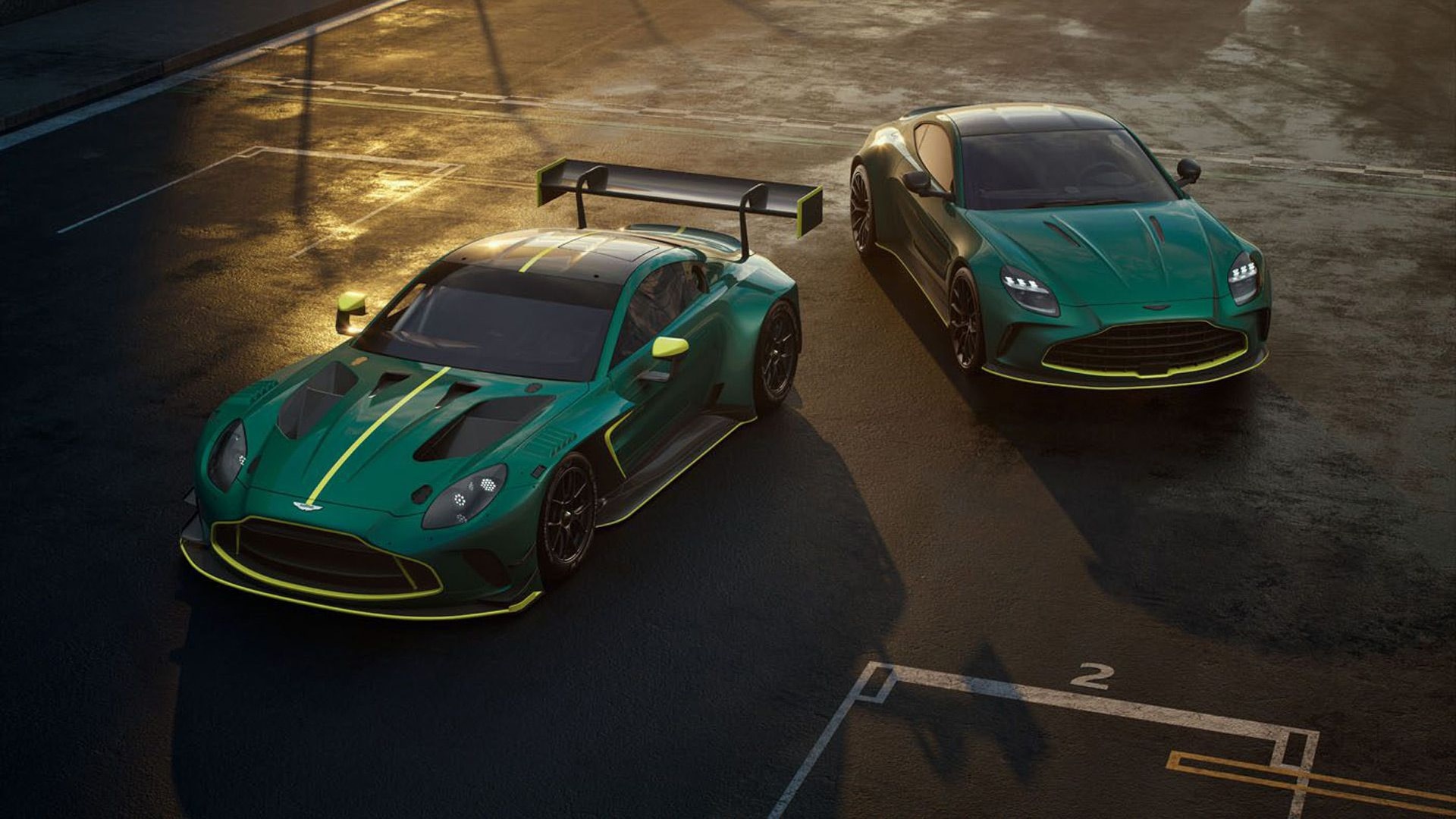 2024 Aston Martin Vantage GT3 race car