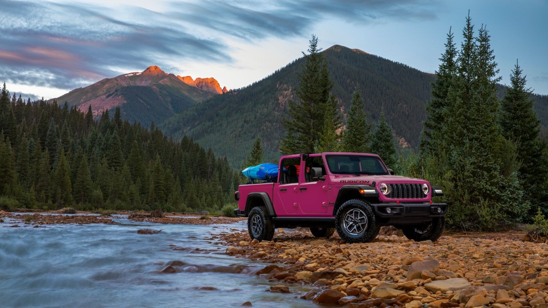 2024 Jeep Gladiator in Tuscadero pink
