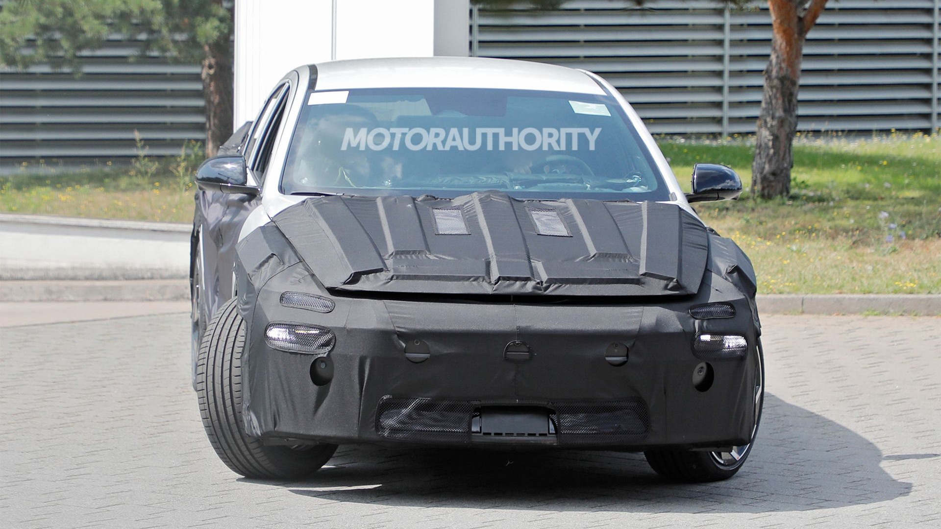 2026 Hyundai Ioniq 6 facelift spy shots - Photo via Baldauf