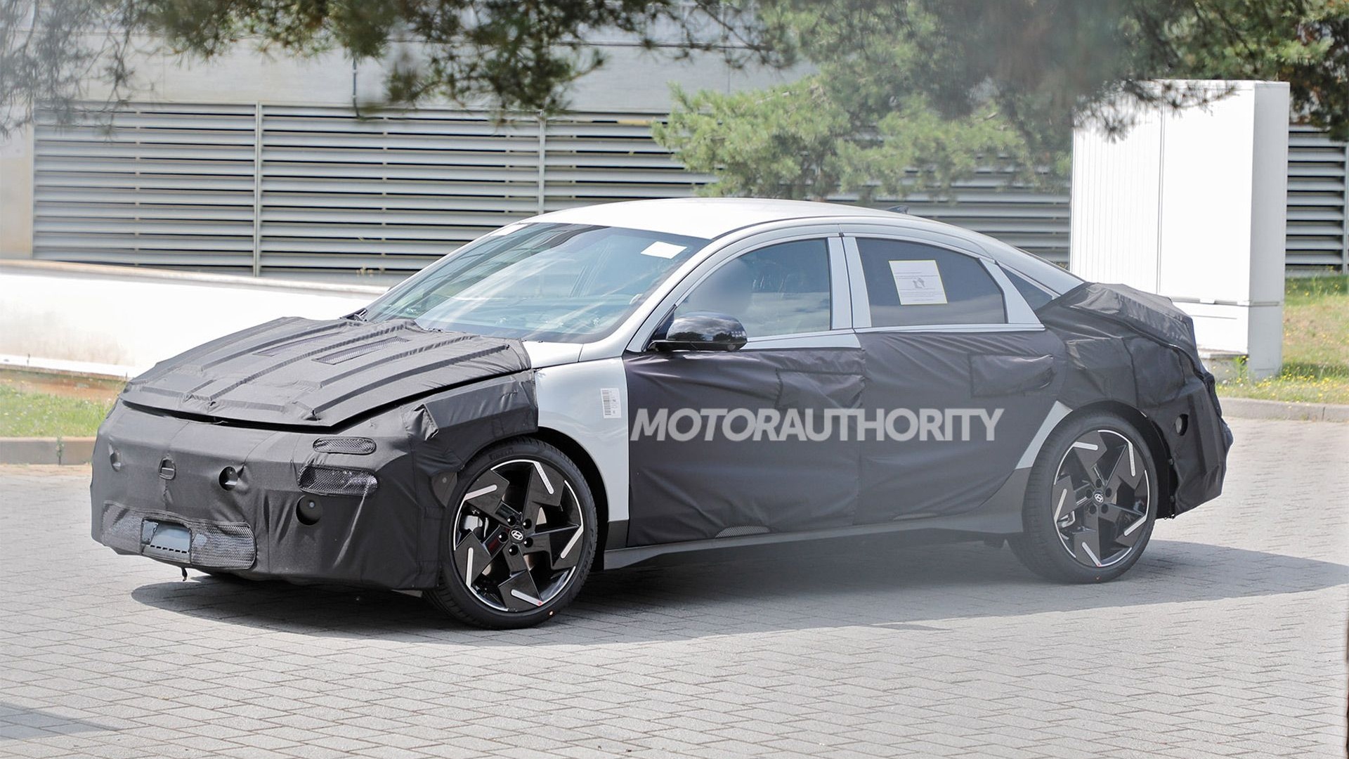 2026 Hyundai Ioniq 6 facelift spy shots - Photo via Baldauf