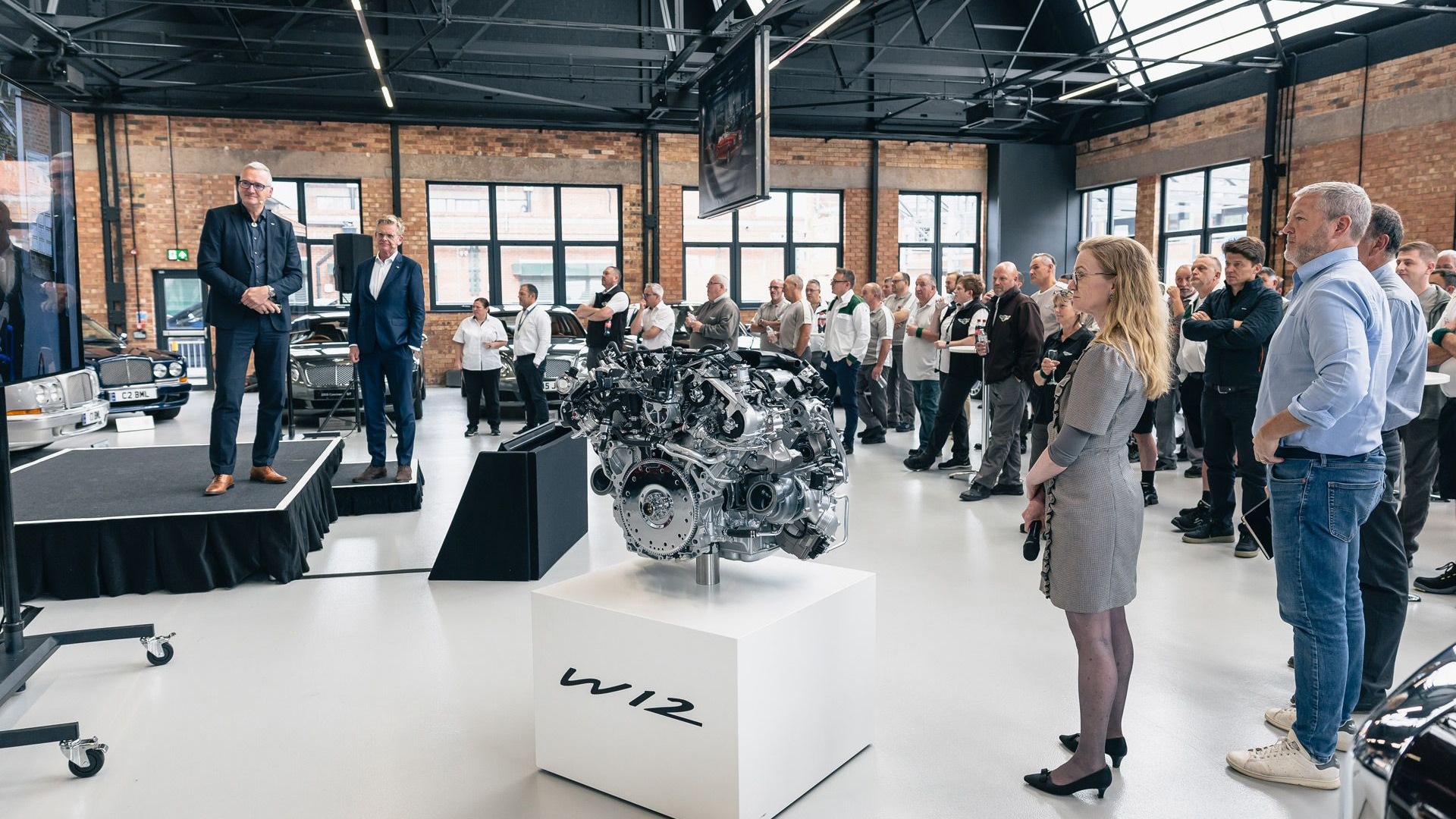 Bentley celebrates end of production of W-12 engine - July, 2024