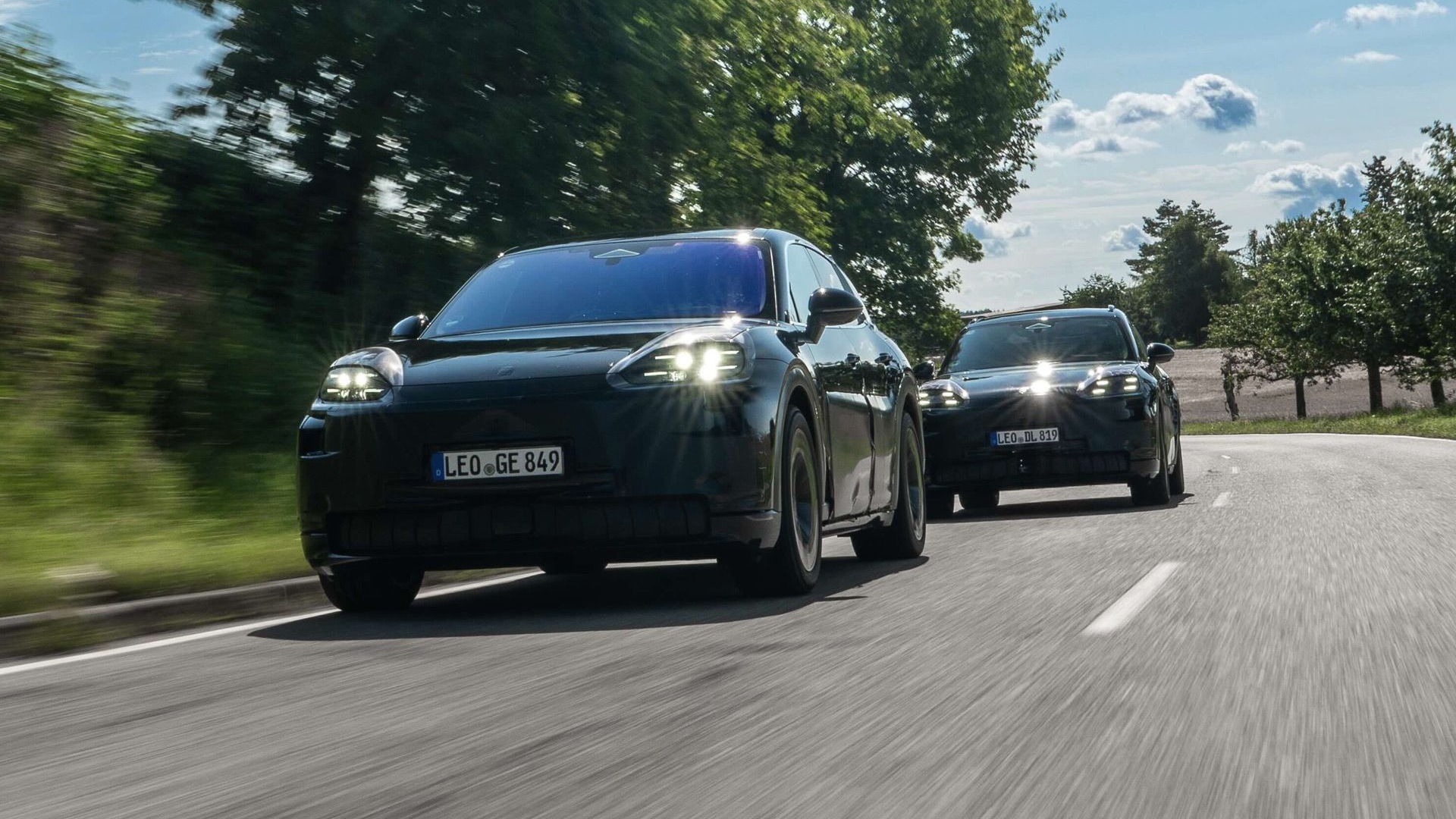 Electric Porsche Cayenne prototype