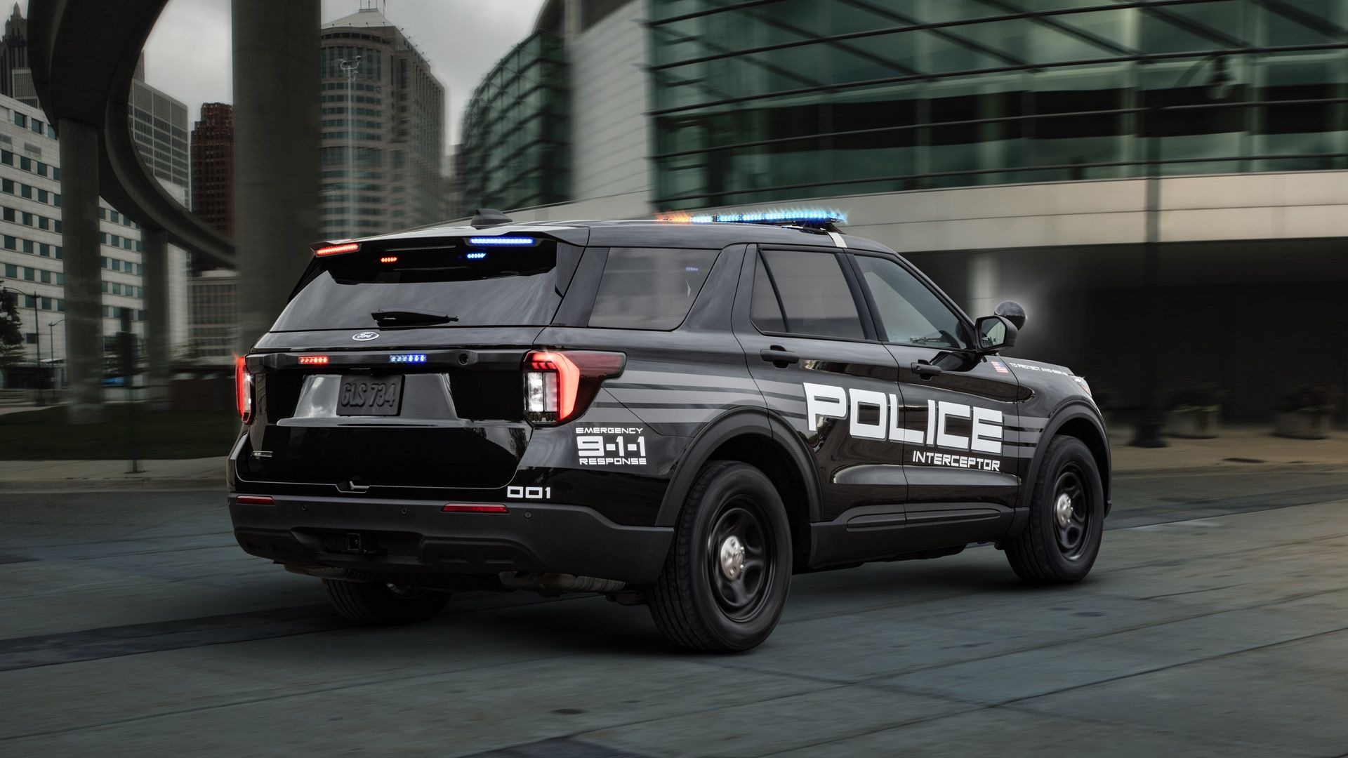 2025 Ford Police Interceptor Utility based on the Explorer