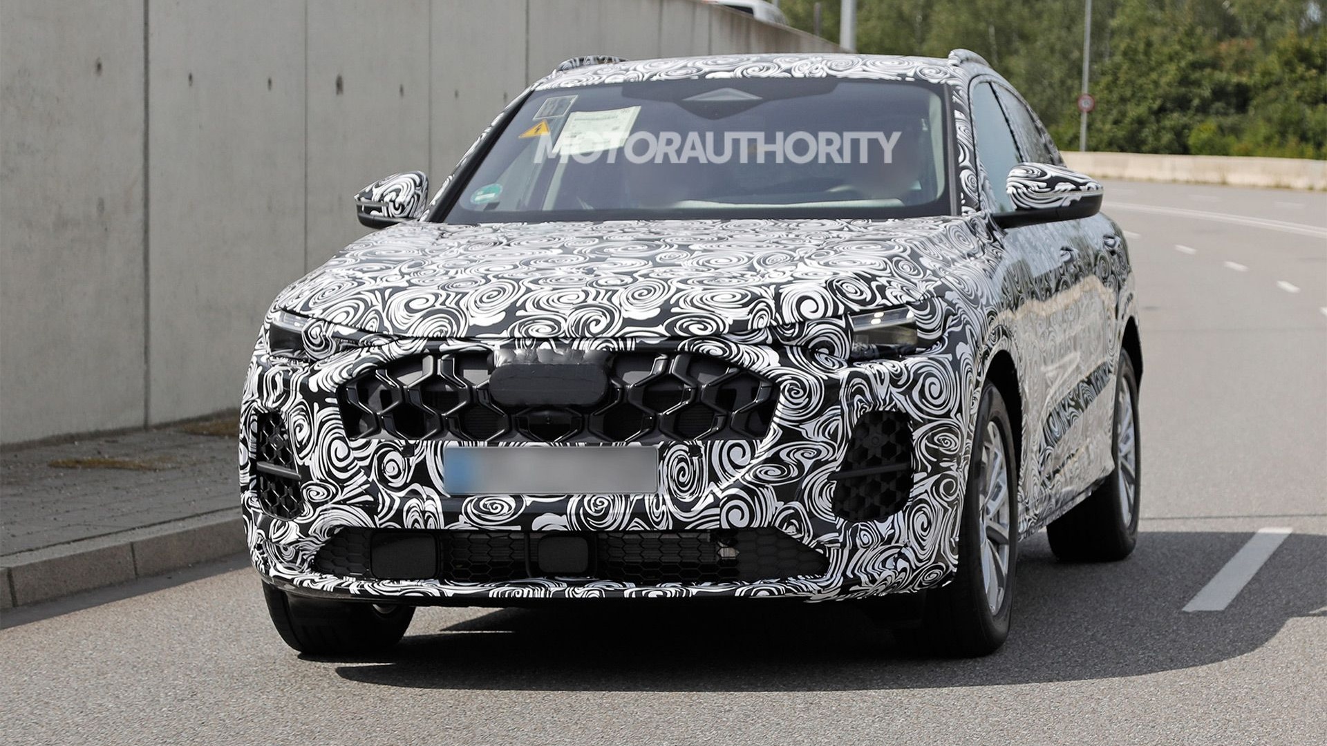 2026 Audi Q5 Sportback spy shots - Photo via Baldauf