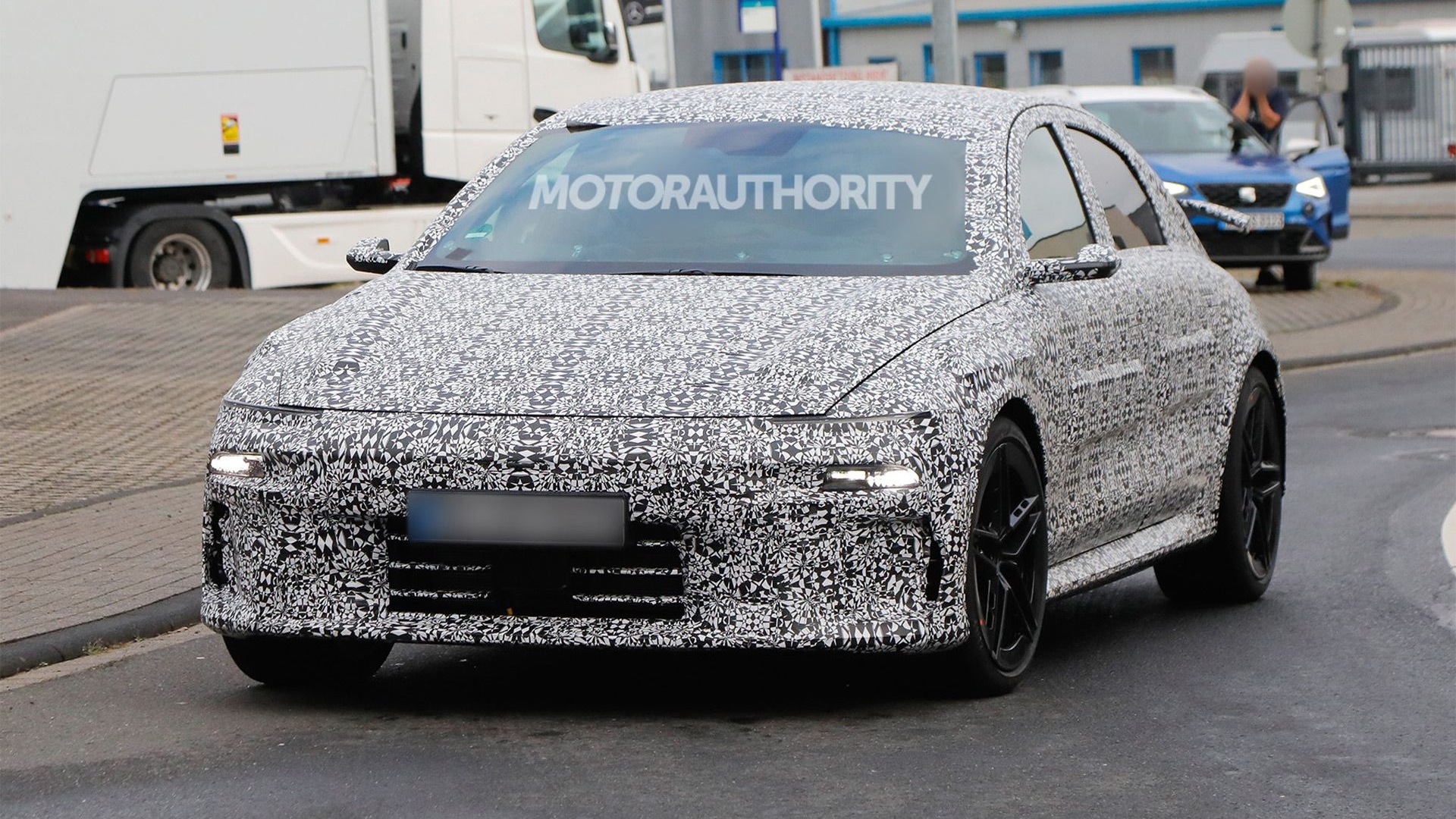 2026 Hyundai Ioniq 6 N spy shots - Photo via Baldauf