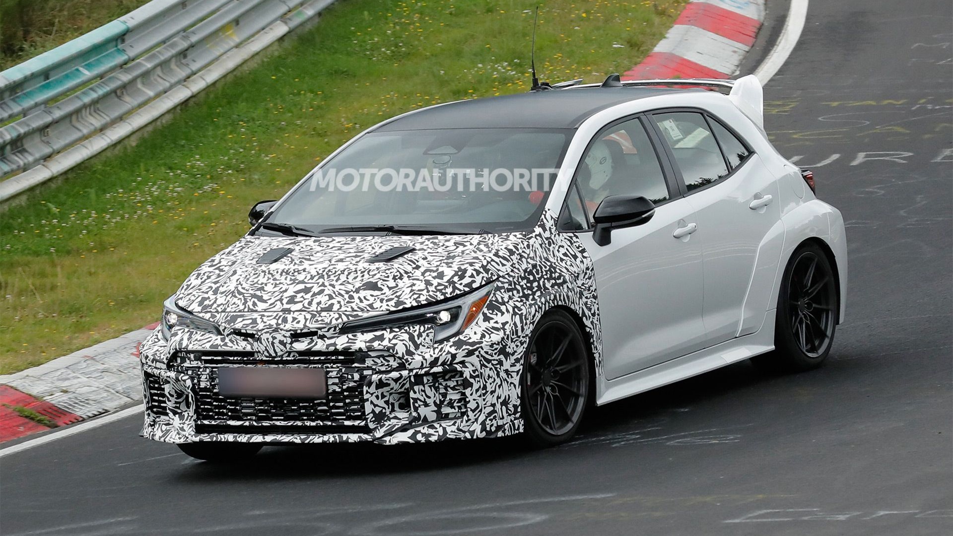 2026 Toyota GRMN Corolla spy shots - Photo via Baldauf