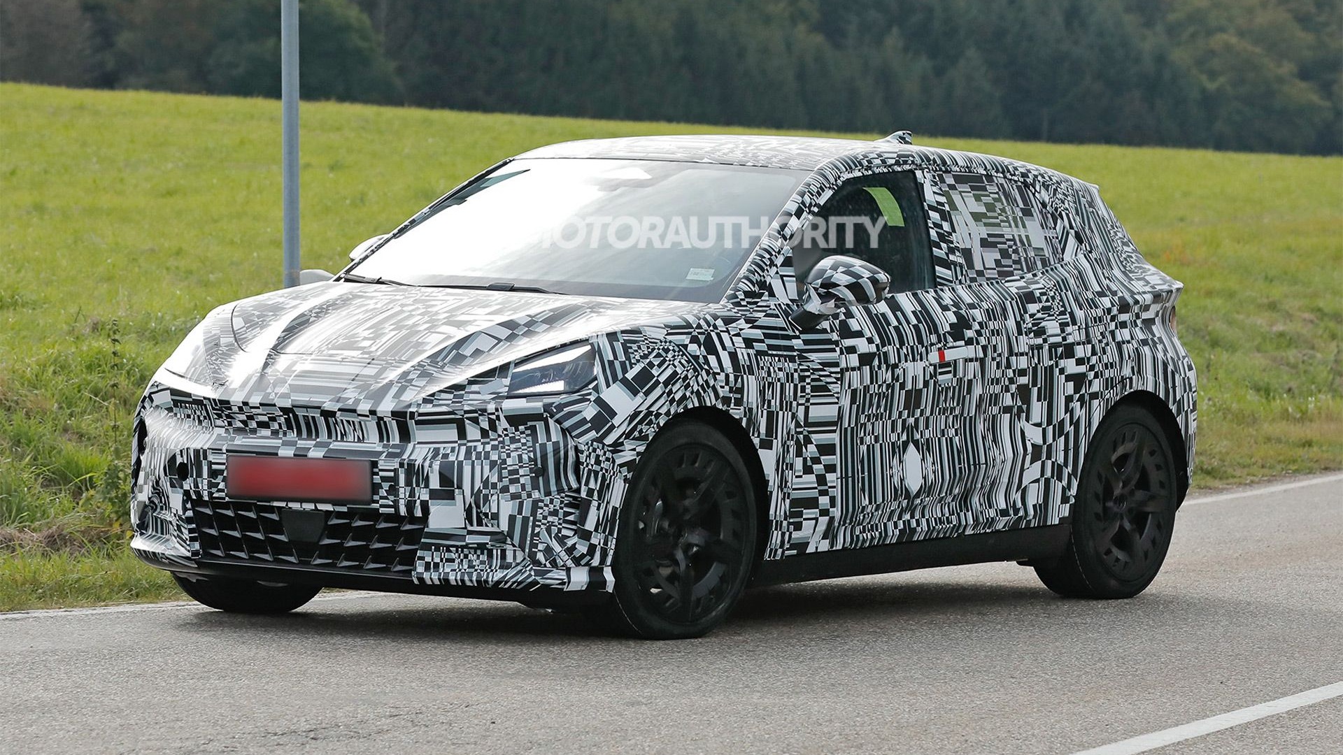 2025 Cupra Raval spy shots - Photo via Baldauf