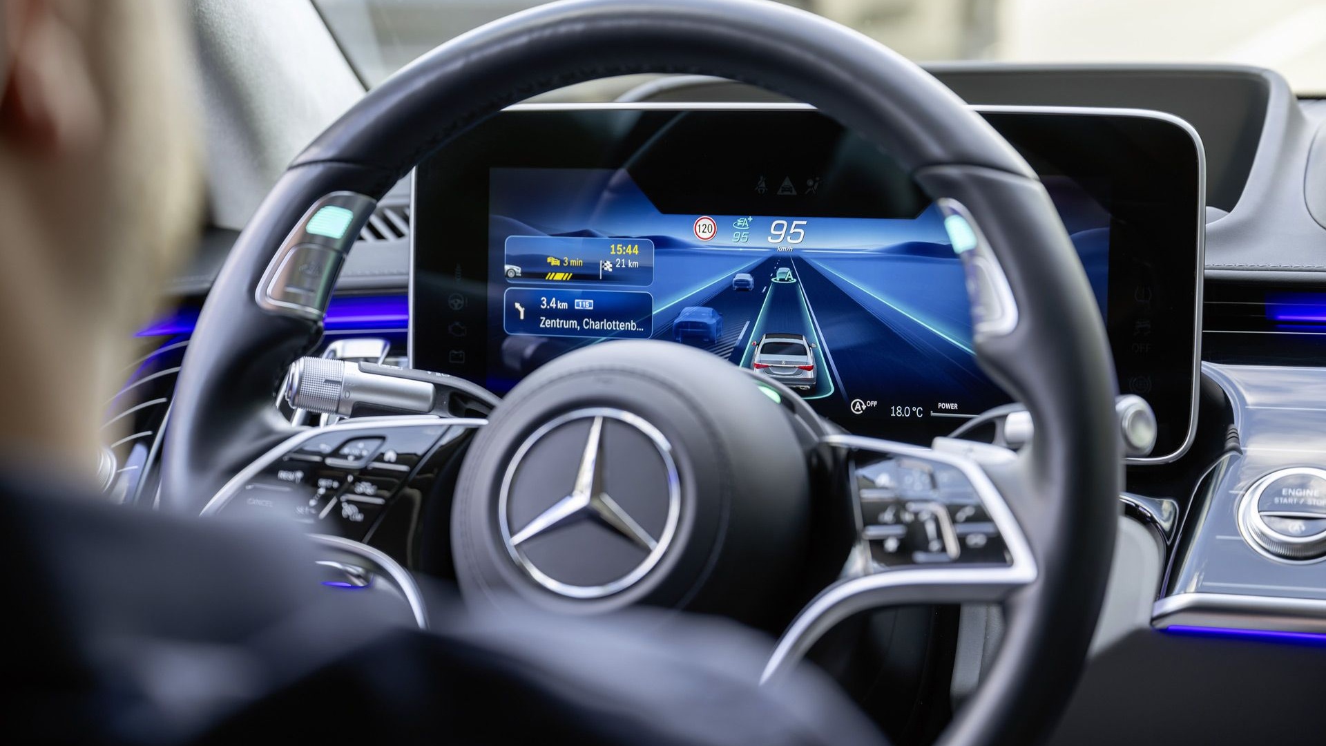 Mercedes-Benz Drive Pilot Level 3 self-driving system