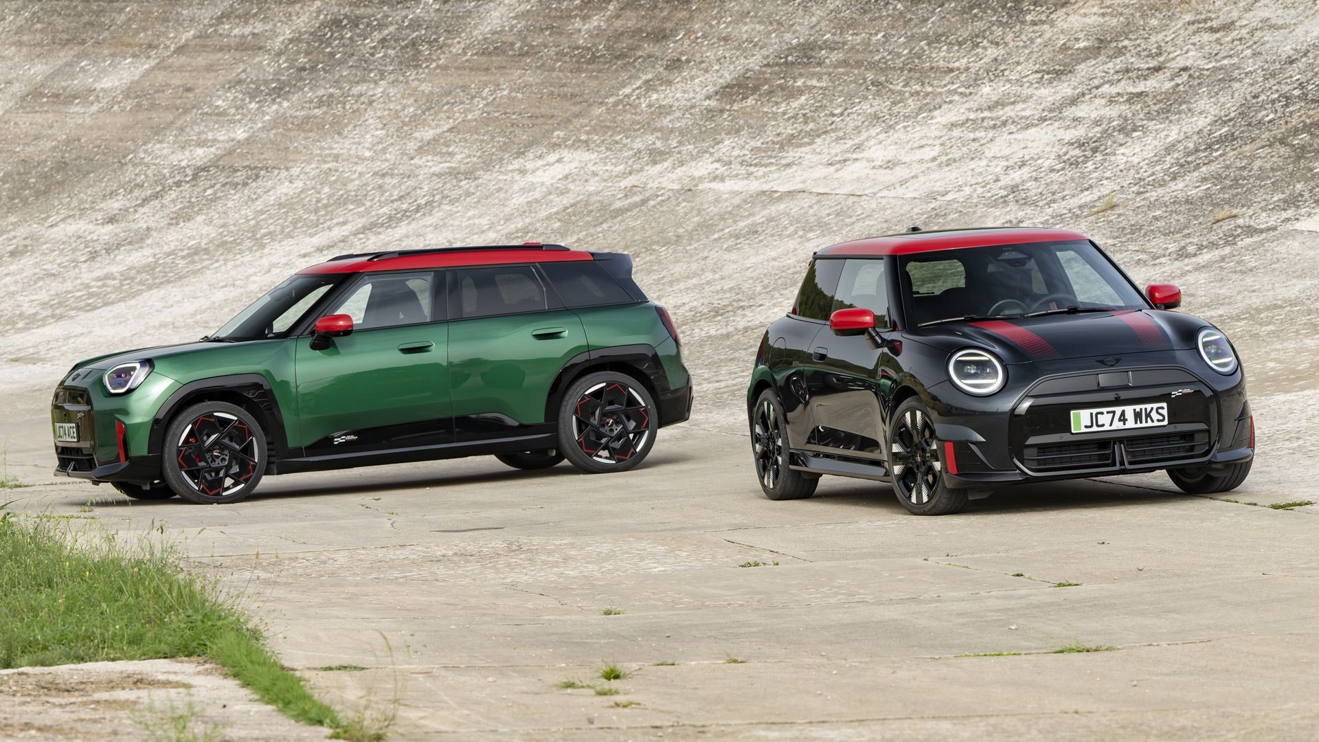 Mini John Cooper Works Cooper and Aceman EVs