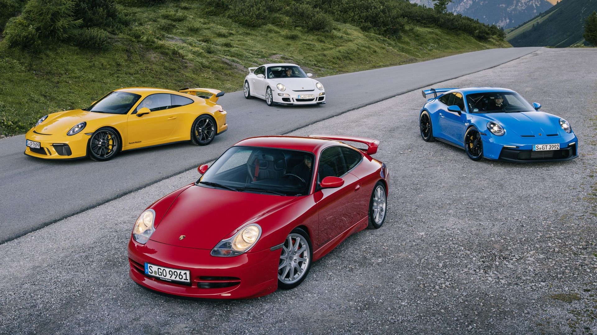 Porsche 911 GT3 generations