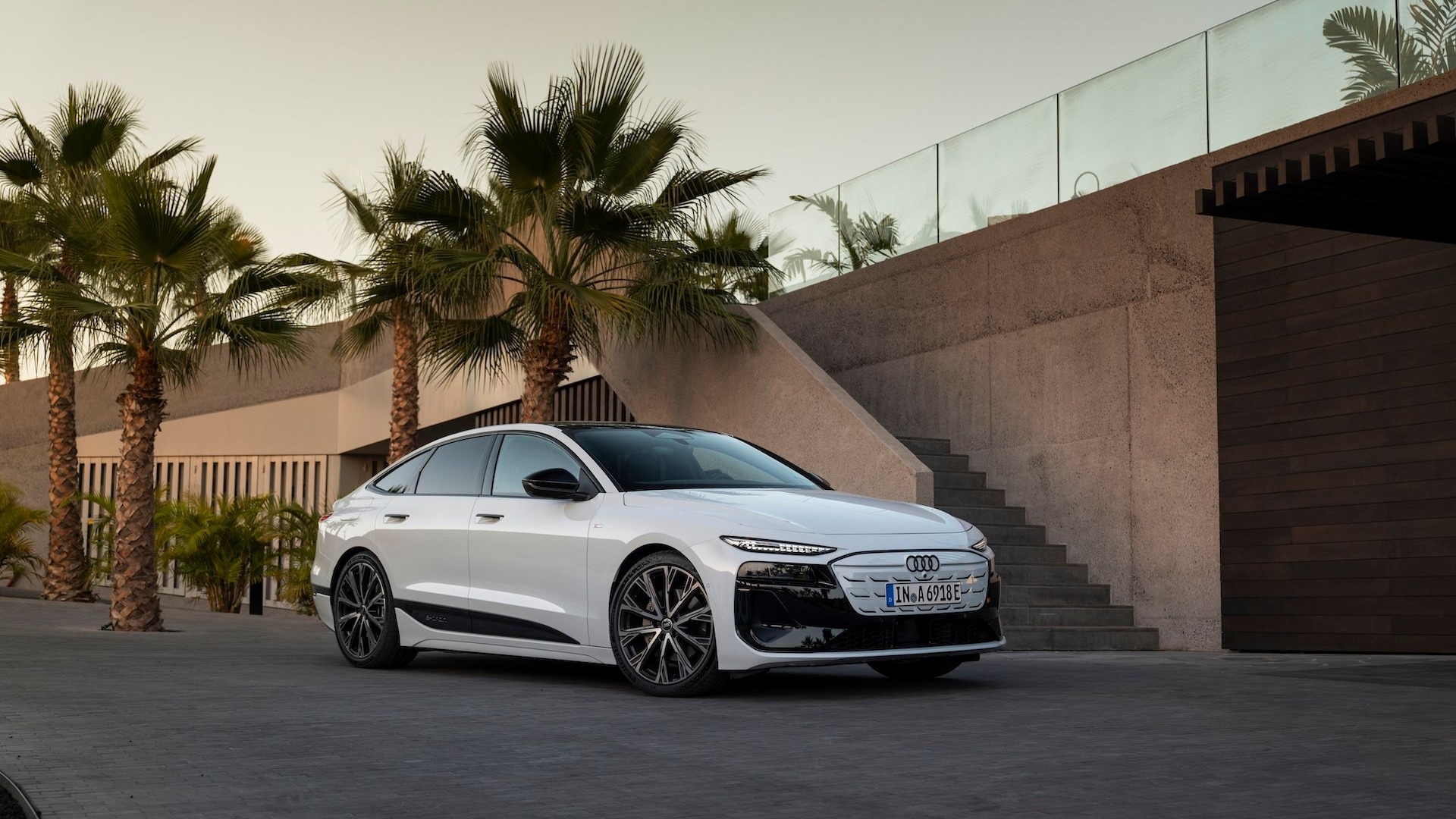 2025 Audi A6 E-Tron test drive review, Tenerife