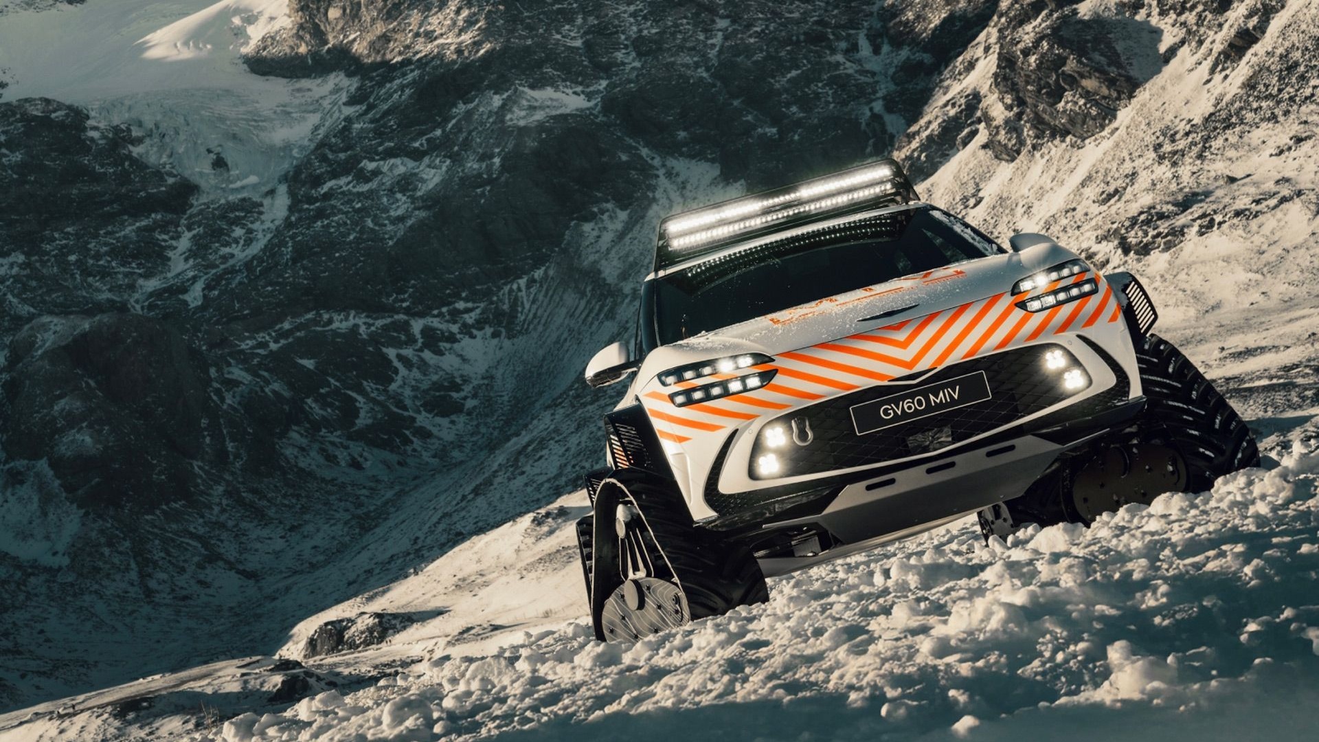 Genesis GV60 Mountain Intervention Vehicle (MIV) concept