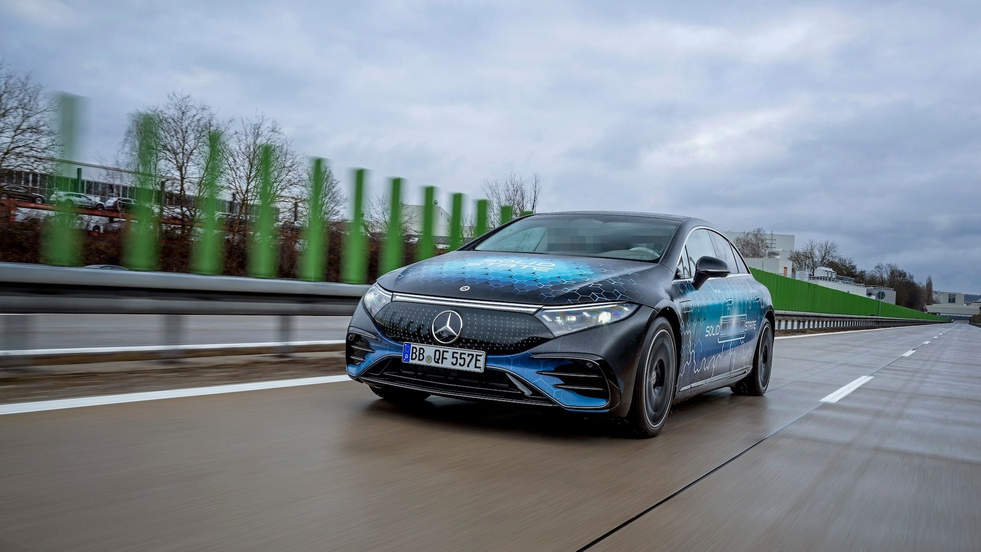 Mercedes-Benz EQS solid-state battery prototype