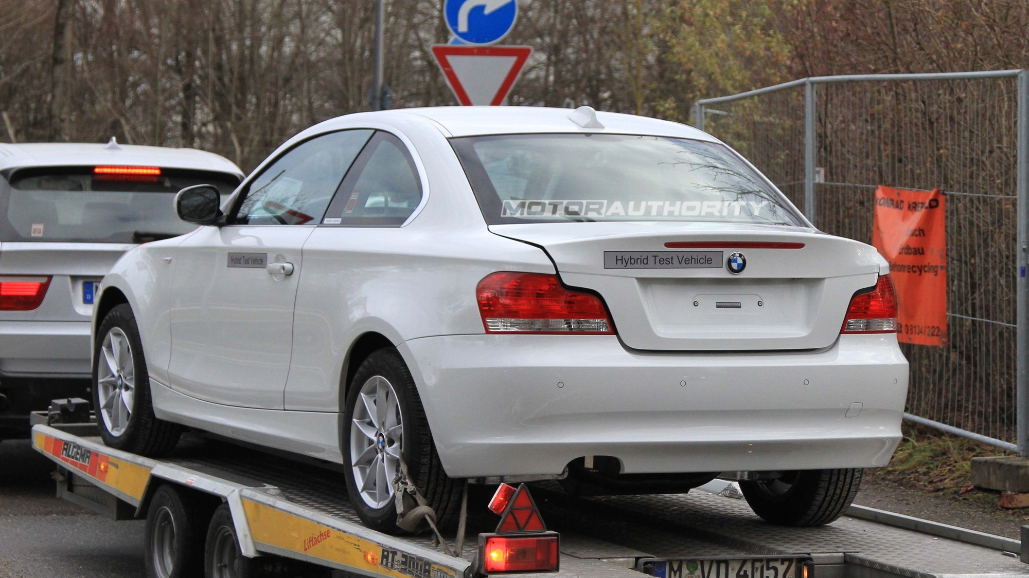 BMW ActiveE 1-Series Coupe spy shots