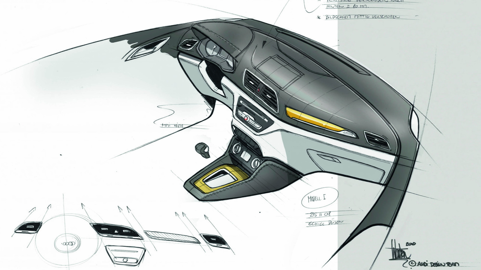 2012 Audi Q3 official sketches