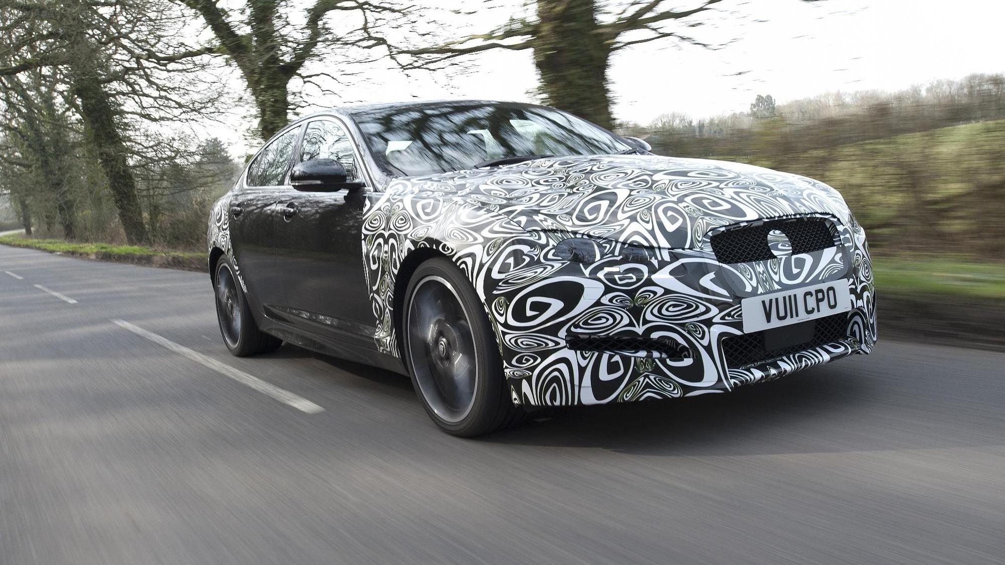 2012 Jaguar XF development mule