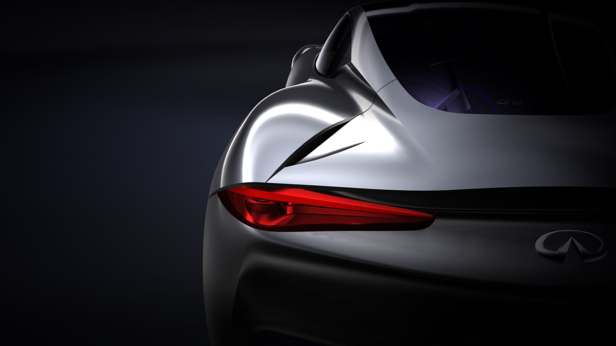 Infiniti electric sports car concept teaser