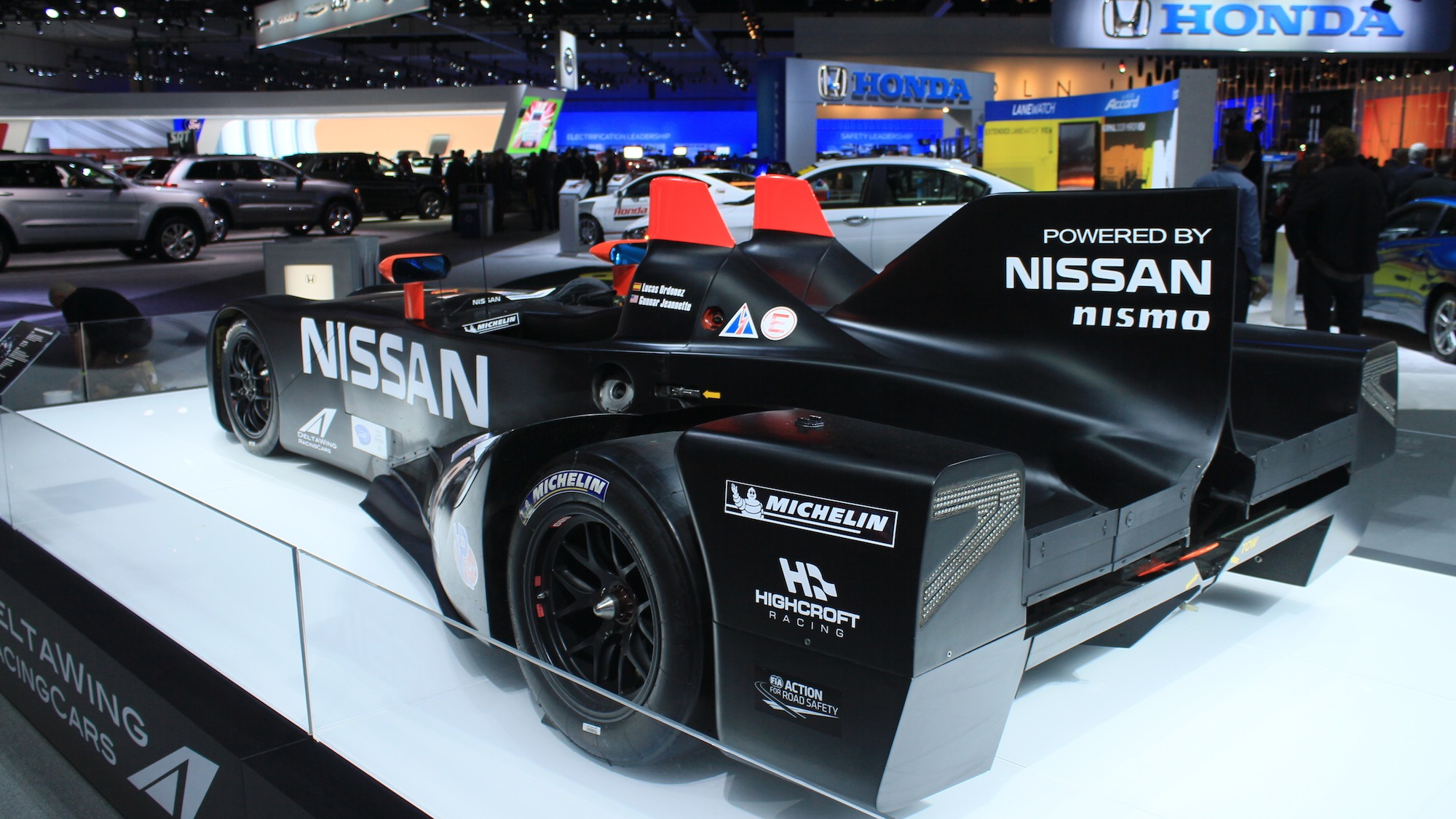 Nissan DeltaWing race car, 2012 L.A. Auto Show