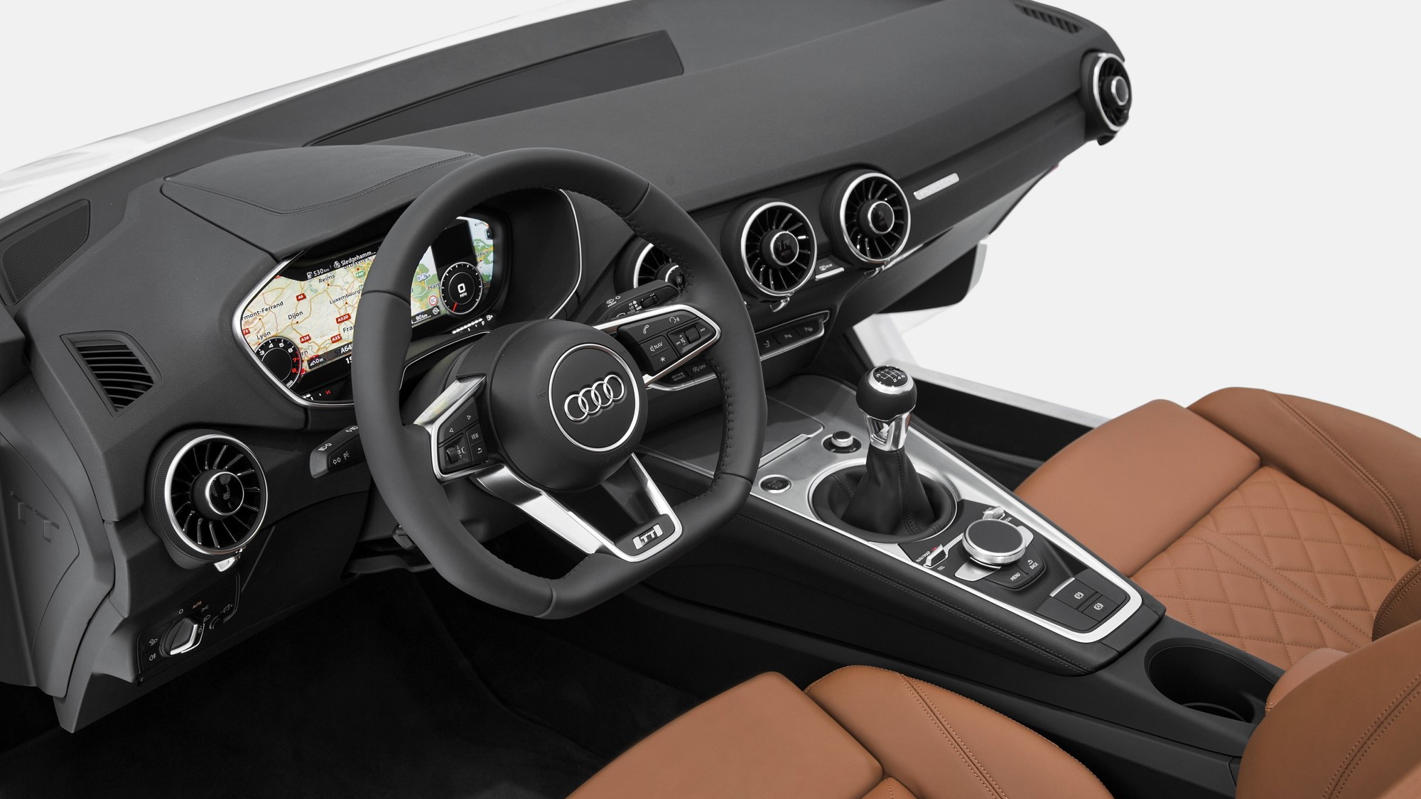2015 Audi TT cabin previewed at CES