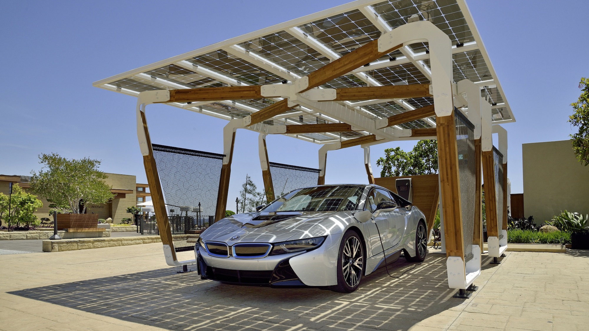 BMW DesignworksUSA solar carport concept