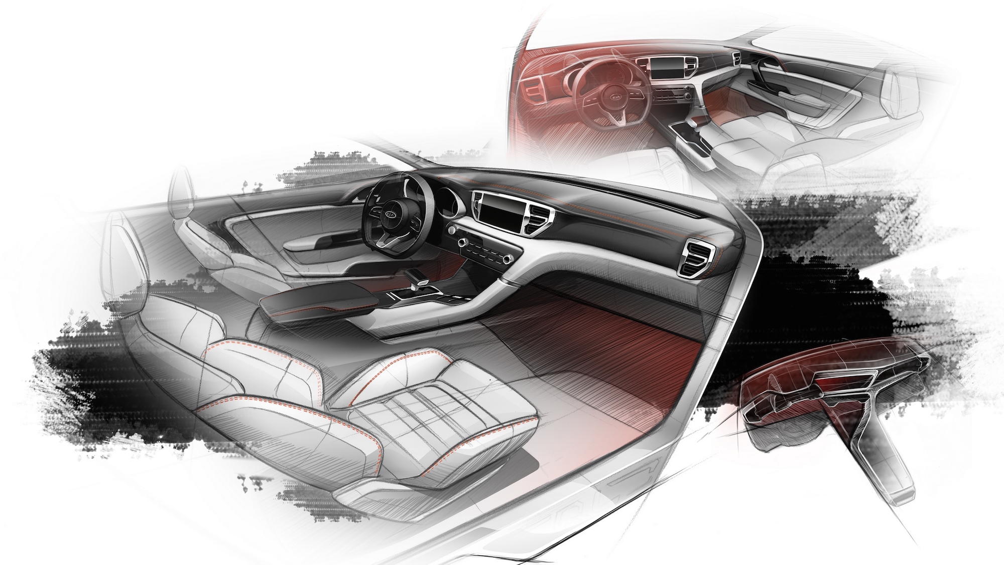Teaser for 2017 Kia Sportage concept debuting at 2015 Frankfurt Auto Show