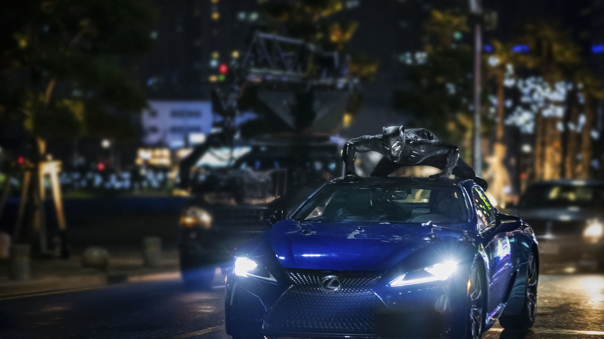 Lexus LC appears in the new Black Panther film