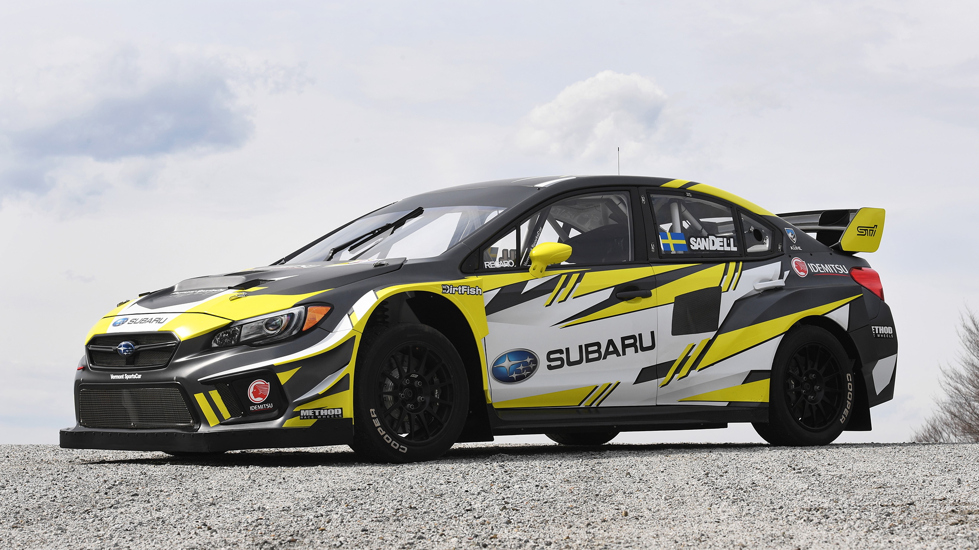 Patrik Sandell's Subaru Americas Rallycross Championship team