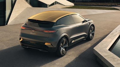 Renault Megane eVision concept previews French brand's EV styling, tech