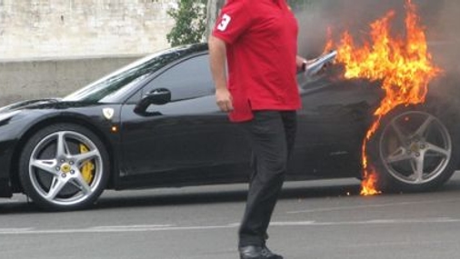 Gone In 60 Seconds: Ferrari 458 Italia Burns In Paris -- via Autogespot