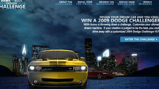 MSN and Dodge kick off Challenger design competition