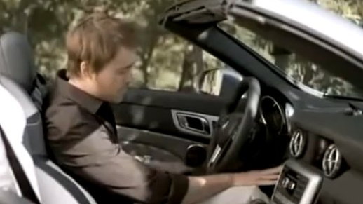 Screencapture of leaked 2012 Mercedes-Benz SLK video