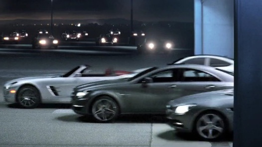 Mercedes-Benz SLS AMG Roadster and C63 AMG Coupe revealed in Super Bowl ad