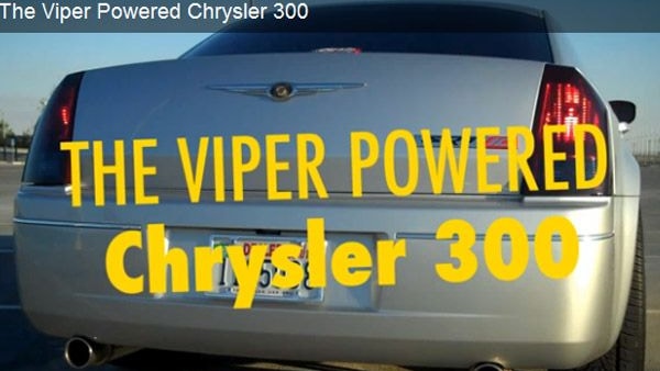 Chrysler 300 SRT10 teaser