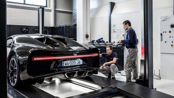 Bugatti owners can rest easy as technicians monitor cars in real time