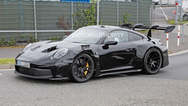 2023 Porsche 911 GT3 RS spy shots and video: New track star takes to