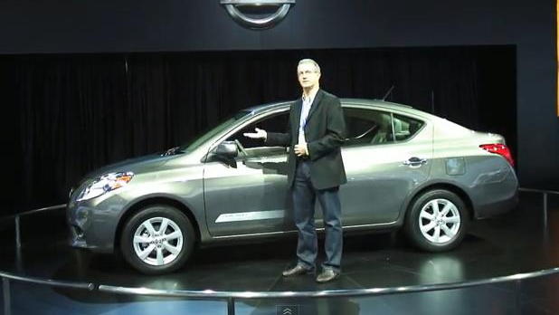 2012 Nissan Versa after debut at 2011 New York Auto Show