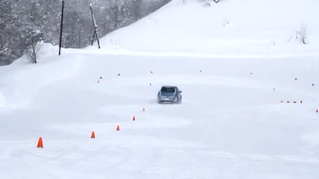 2012 Nissan Leaf winter test