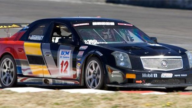 Heinricy on track at Portland International Raceway, 2005