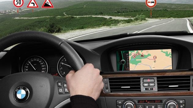 BMW's intelligent learning sat nav system