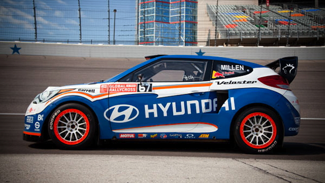 Hyundai Turbo Veloster Global Rallycross car, available from RMR - image: RMR